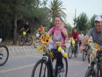 Kınık'ta Hasat Bisiklet Turu Düzenlendi