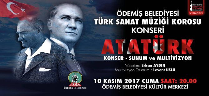 Ödemiş Belediyesi'nden Atatürk'ü Anma Gecesi
