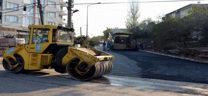 Aliağa Belediyesi’nden Yeni Mahalle’ye Asfalt Harekatı