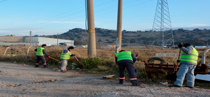 Dikili'de Temizlik Seferberliği Tüm Hızıyla Sürüyor