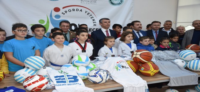 Edremit’te “Sporda Yetenek 10'la Gelecek” Projesi