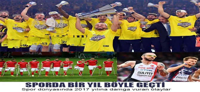 Sporda Bir Yıl Böyle Geçti