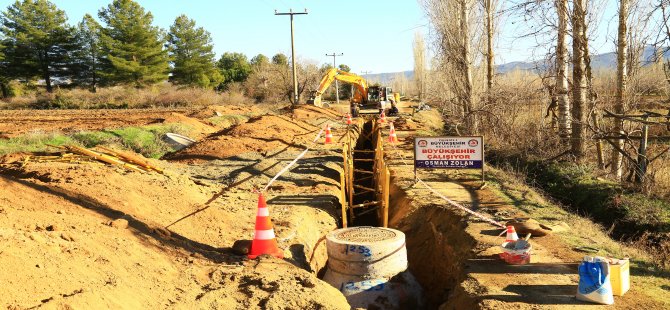 Beyağaç’a 40 Kilometre Alt Yapı