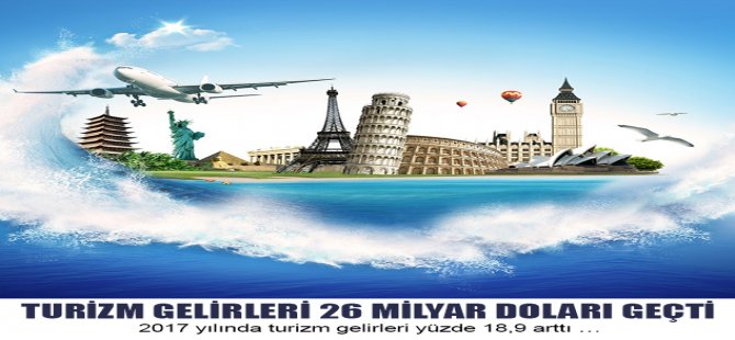 Turizm Gelirleri 26 Milyar Doları Geçti