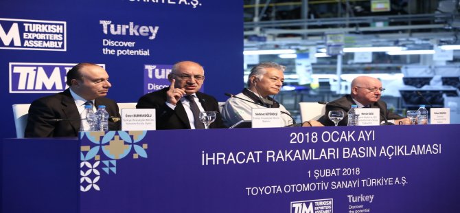 İhracat, Ocak Ayında Yüzde 16,3 Artışla 12 Milyar 198 Milyon Dolara Çıktı