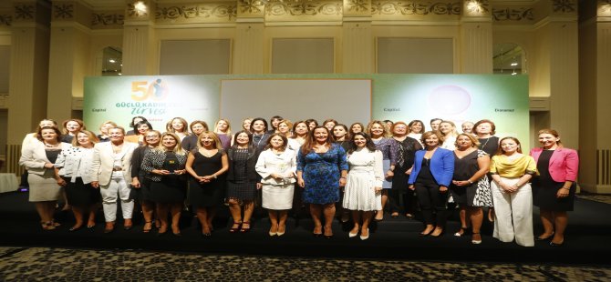 Türkiye’nin En Güçlü  50 Kadın Ceo’su Ödüllerini Aldı