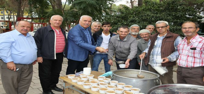 Büyükşehir Aşure Hayırlarına Katıldı