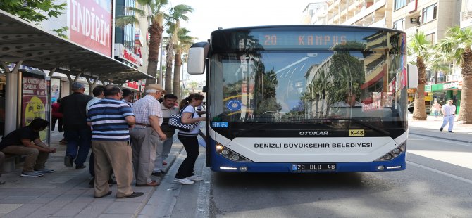 Cumhuriyet Bayramı’nda Denizli’de Otobüsler Ücretsiz