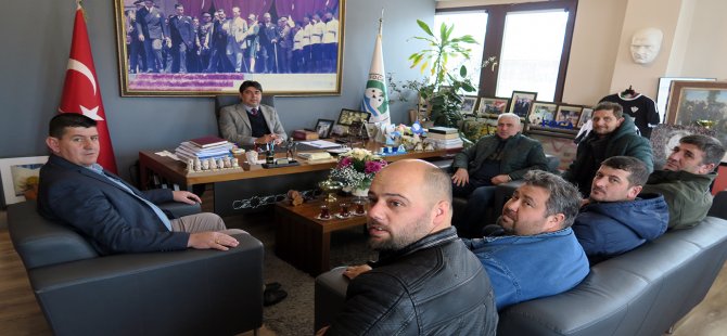 Foça Ziraat Odası, Foça Belediye Başkanlığı’nı Ziyaret Etti