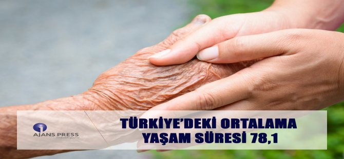 Türkiye’deki Ortalama Yaşam Süresi 78,1