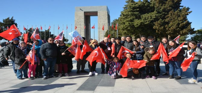 Üç Bin Kişilik Çanakkale Kafilesi Aliağa’ya Döndü