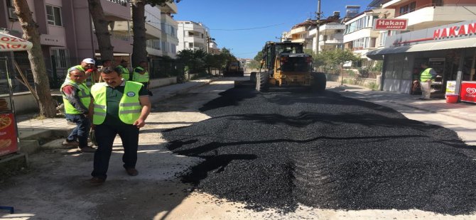 Edremit’te Asfaltlama Çalışmaları Başladı