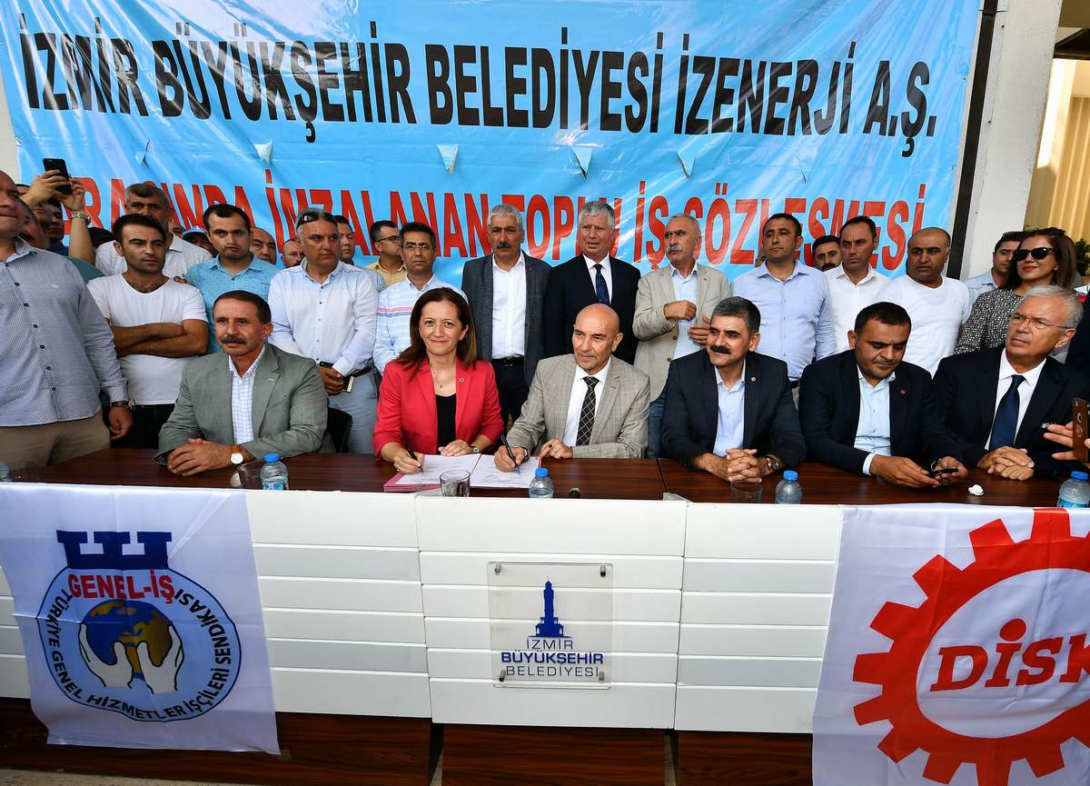 Büyükşehir'de toplu sözleşme sevinci