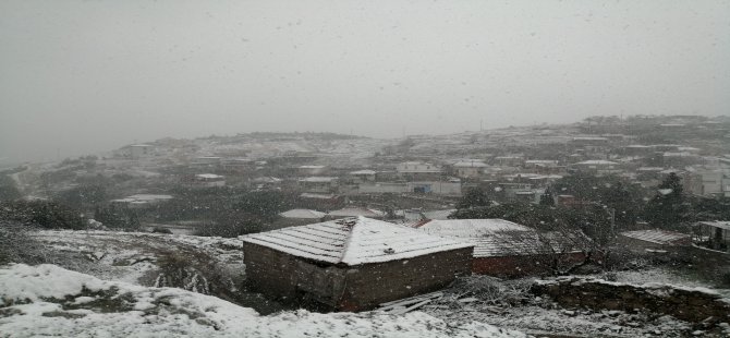 Aliağa’da Kar Manzaraları