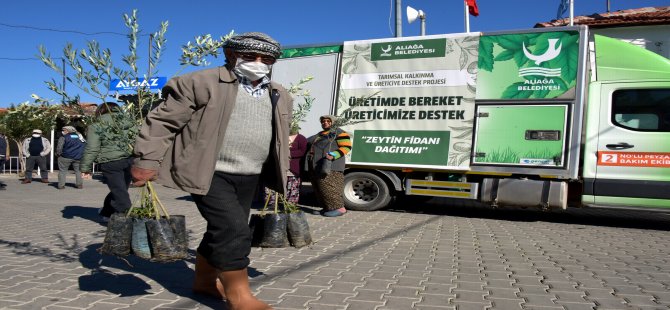 Aliağa Belediyesi’nin Üreticiye Destek Projesi Sürüyor