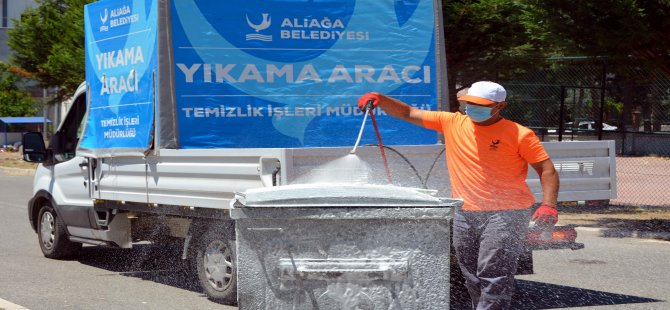 Aliağa’da Çevre Temizliği Tüm Hızıyla Sürüyor