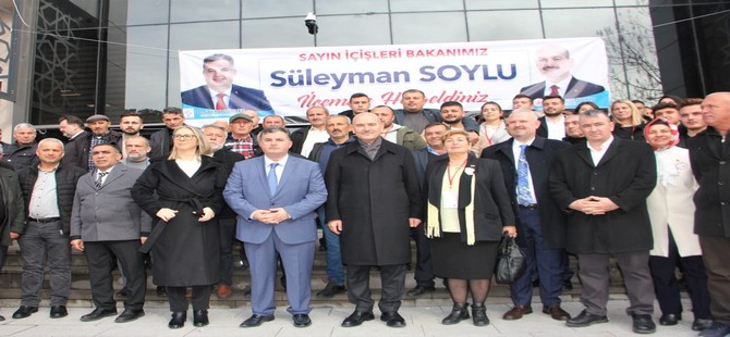 Kınık İçişleri Bakanı Süleyman Soylu’yu Ağırladı