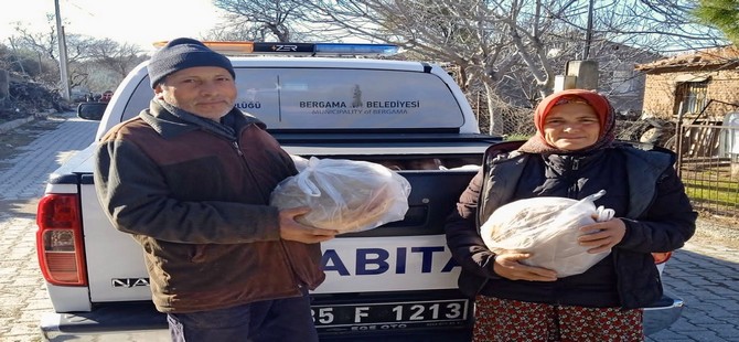 Asrın felaketinde, Bergama tek yürek oldu