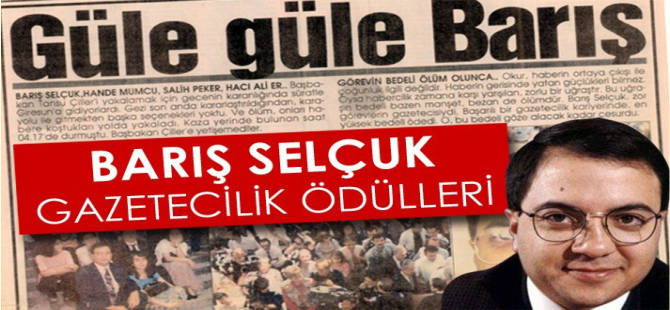 24. Barış Selçuk Gazetecilik Ödülleri’ne başvurular başladı