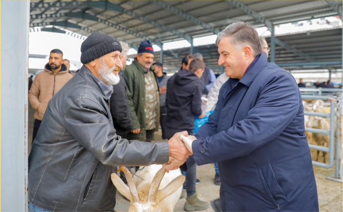 Başkan Adayı Doğruer : Tarımda olduğu gibi hayvancılıkta da marka olacağız