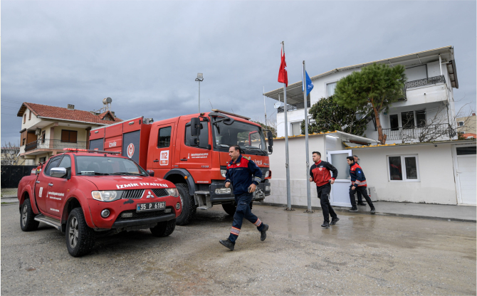 Şakran İtfaiye İstasyonu Afetlere Karşı Göreve Başladı