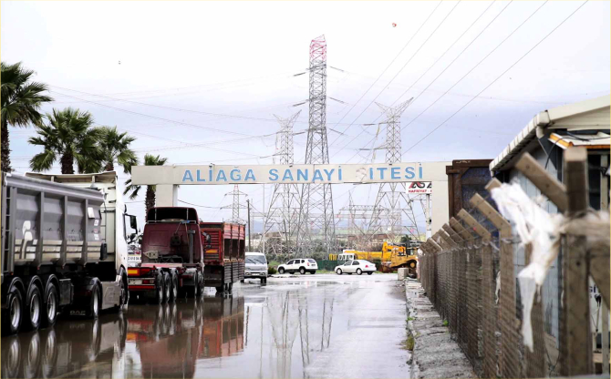 Aliağa Belediyesi’nden Yağmura Hızlı Müdahale