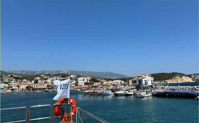 Bayramda rota denize