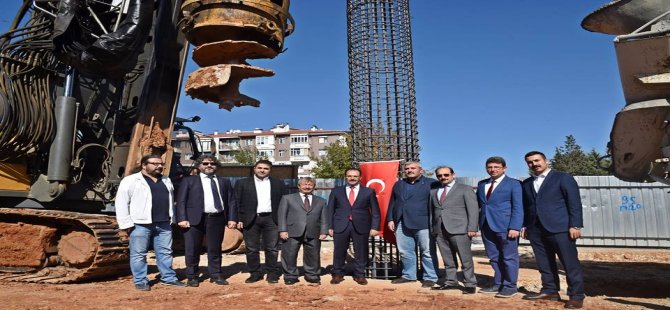 Stadyum Battı Çıktısında Son Fore Kazık Çakıldı