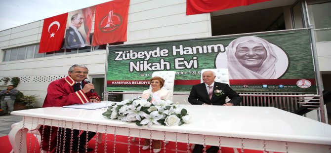 Zübeyde Hanım Nikah Evi Karşıyaka’ya çok yakıştı