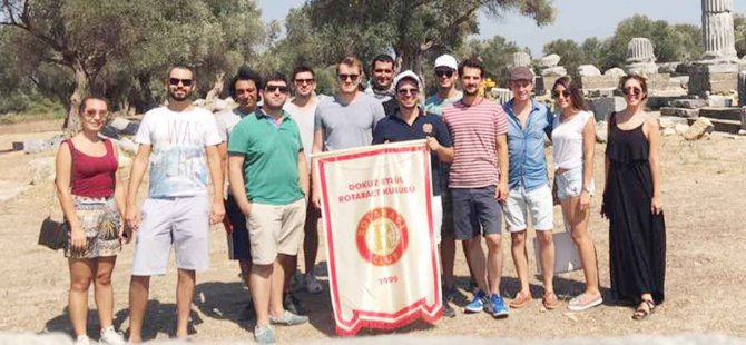 Rotaractörler’den Teos Antik Kenti’ne Kültürel Gezi