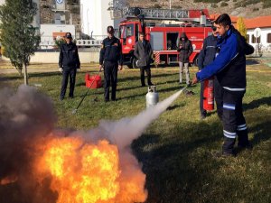 MUSKİ Personeli Yangına Karşı Bilgilendiriliyor