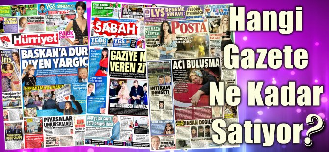 Hangi Gazete Ne Kadar Satıyor? 16 Ocak – 22 Ocak 2017