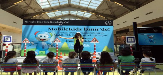 Mercedes İzmir'de Çocuklara Trafik Eğitimi Verdi