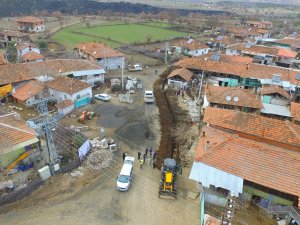 9 Mahalleye 105 Kilometre Hat Döşendi