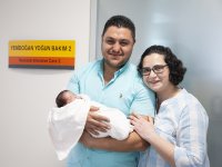 Defne bebek 104 gün sonra ailesine kavuştu