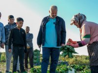 Başkan pehlivan, çiftçi kadınlarla bir araya geldi