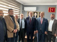 MHP'li Osmanağaoğlu'ndan Menemen  İlçe Teşkilatına  Ziyaret