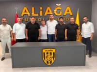 Aliağa Fk'da Tanju Öge’ye Hayırlı Olsun Ziyareti